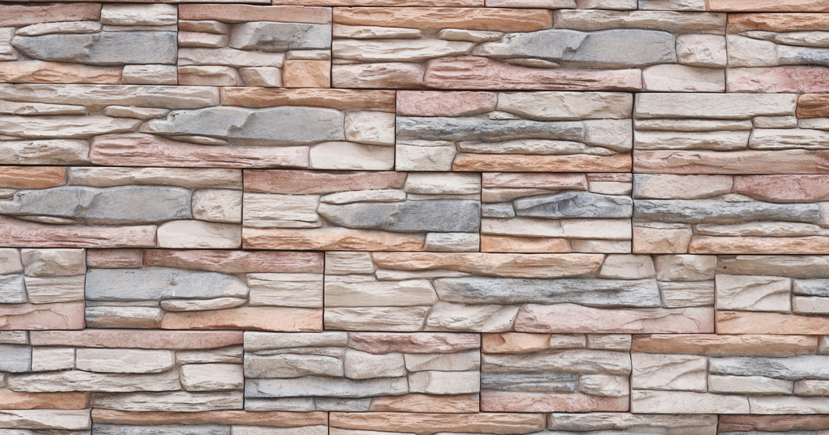 mur imitation de pierre